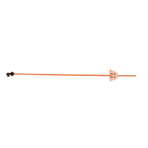 Orange Spring Steel Post with Insulator (50 pk)