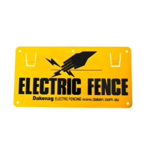 Electric Fence Sign