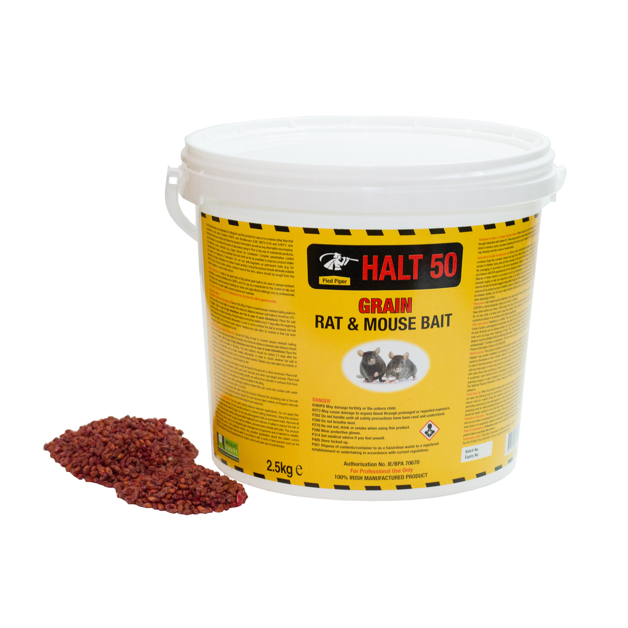 Rat Bait - Loose Grain 2.5Kg