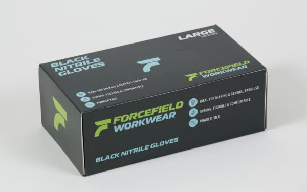 Black Nitrile Gloves Large Pk 100 min scaled